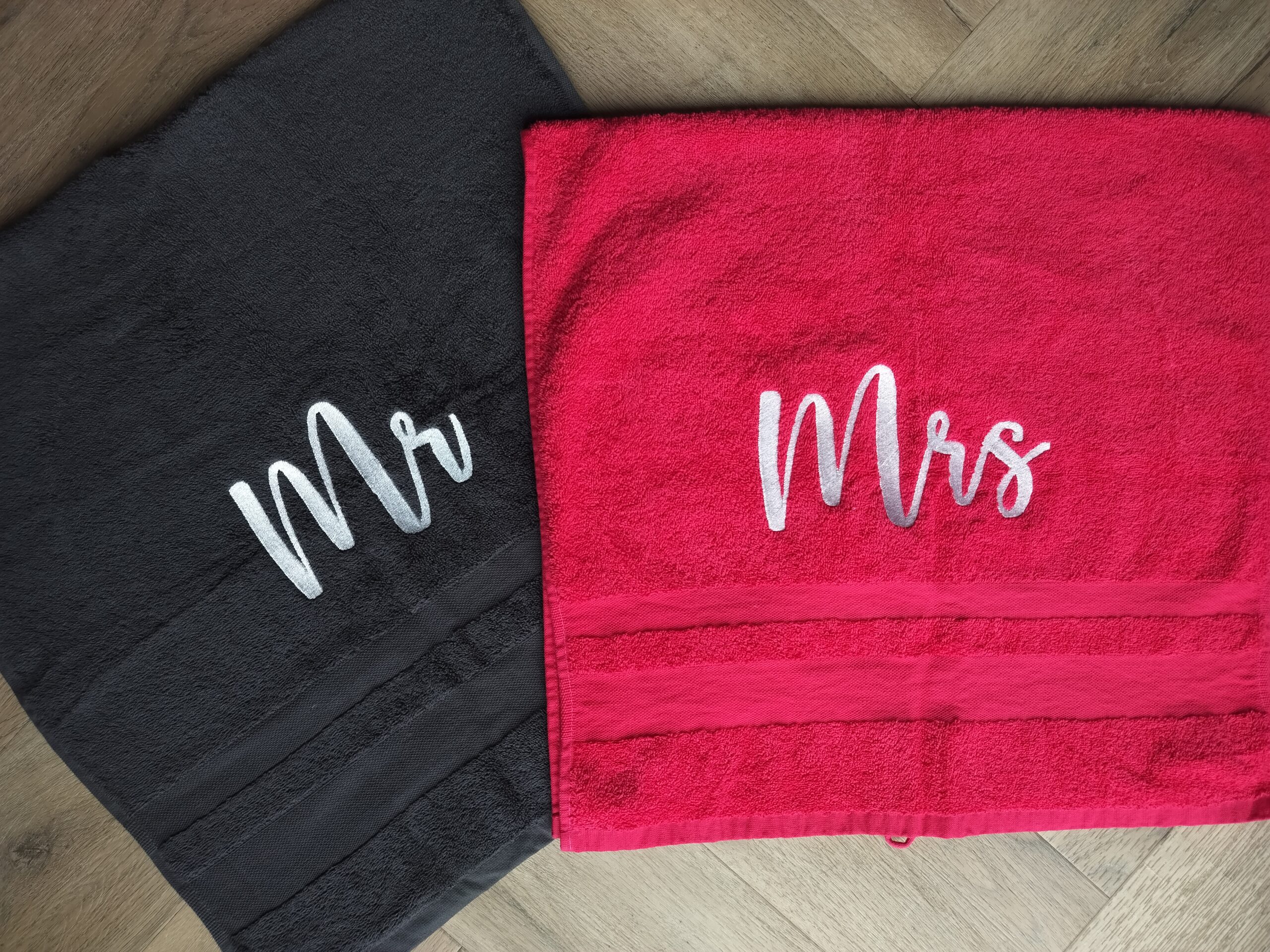 Mr. & Mrs. Handdoekenpakket ❤️ 70x140