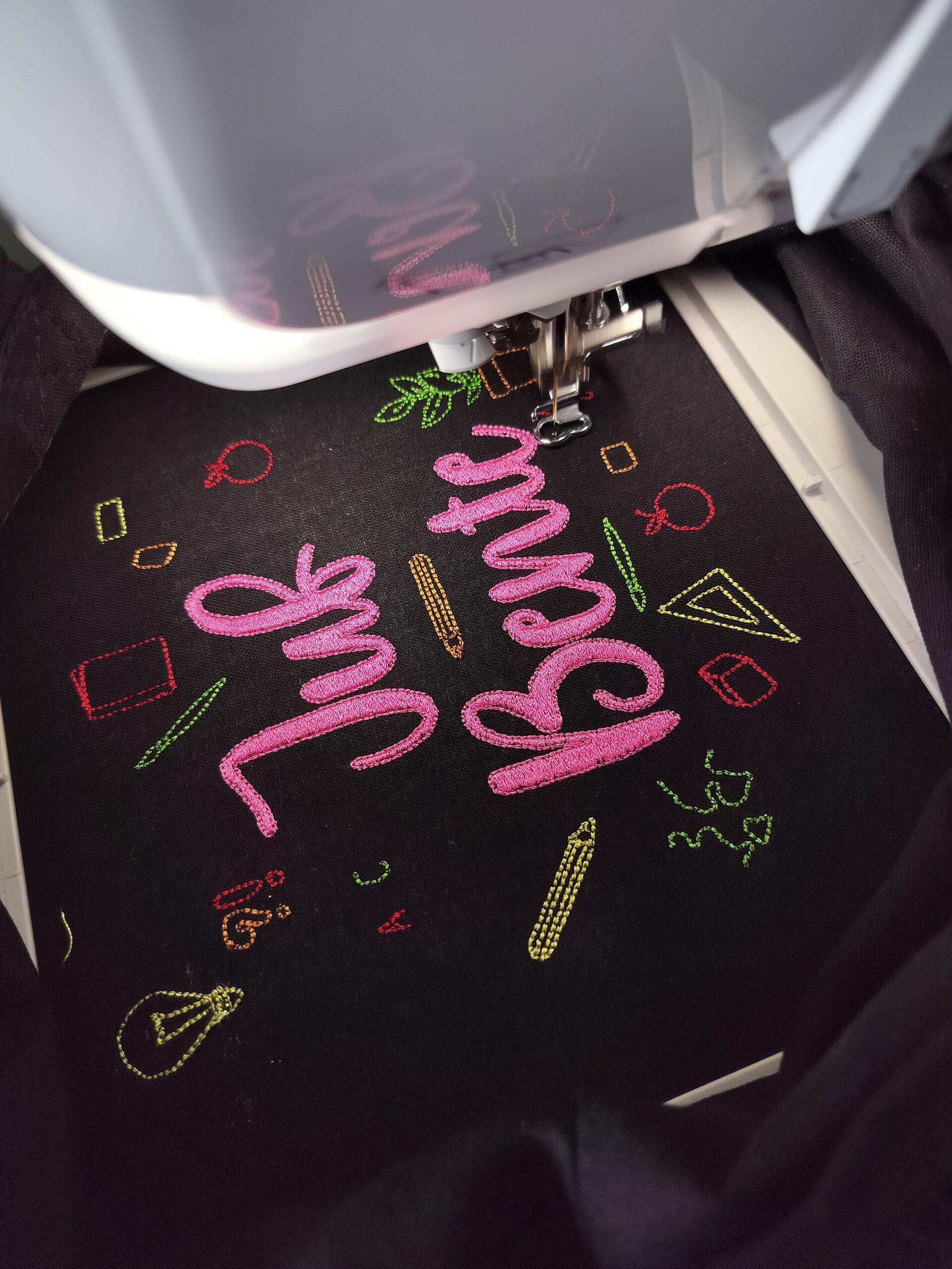 Canvas Tasje - Juf - Afbeelding 2